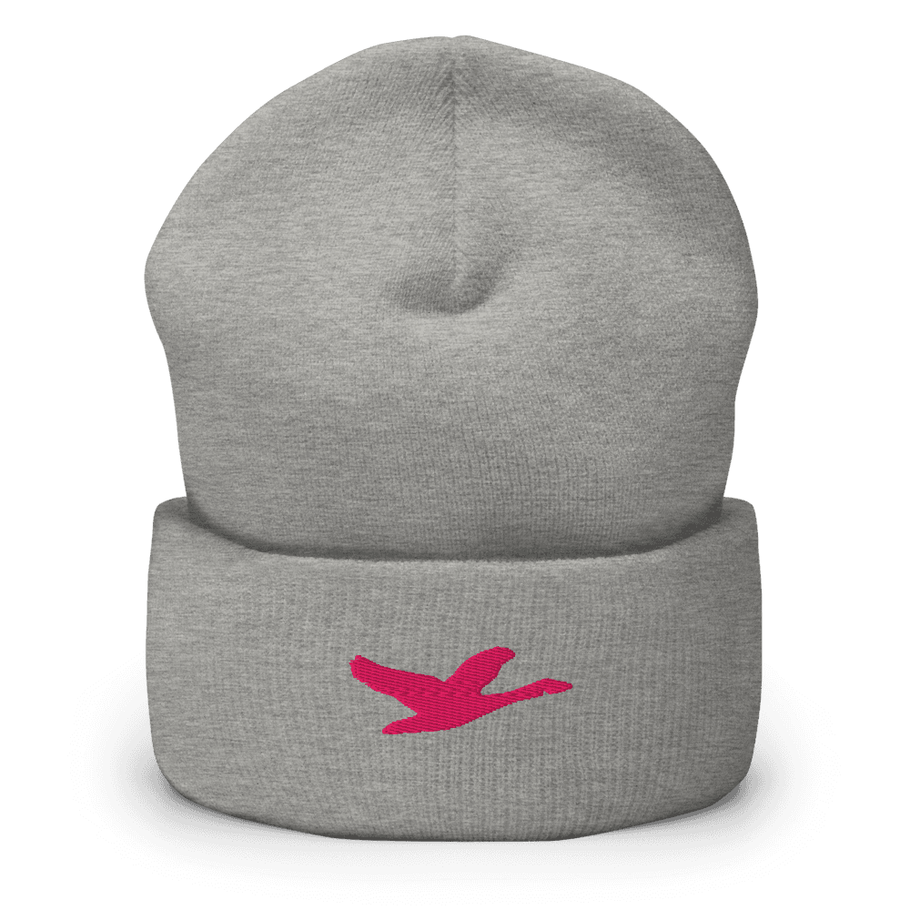 Grown Beanie — Heather · Pink
