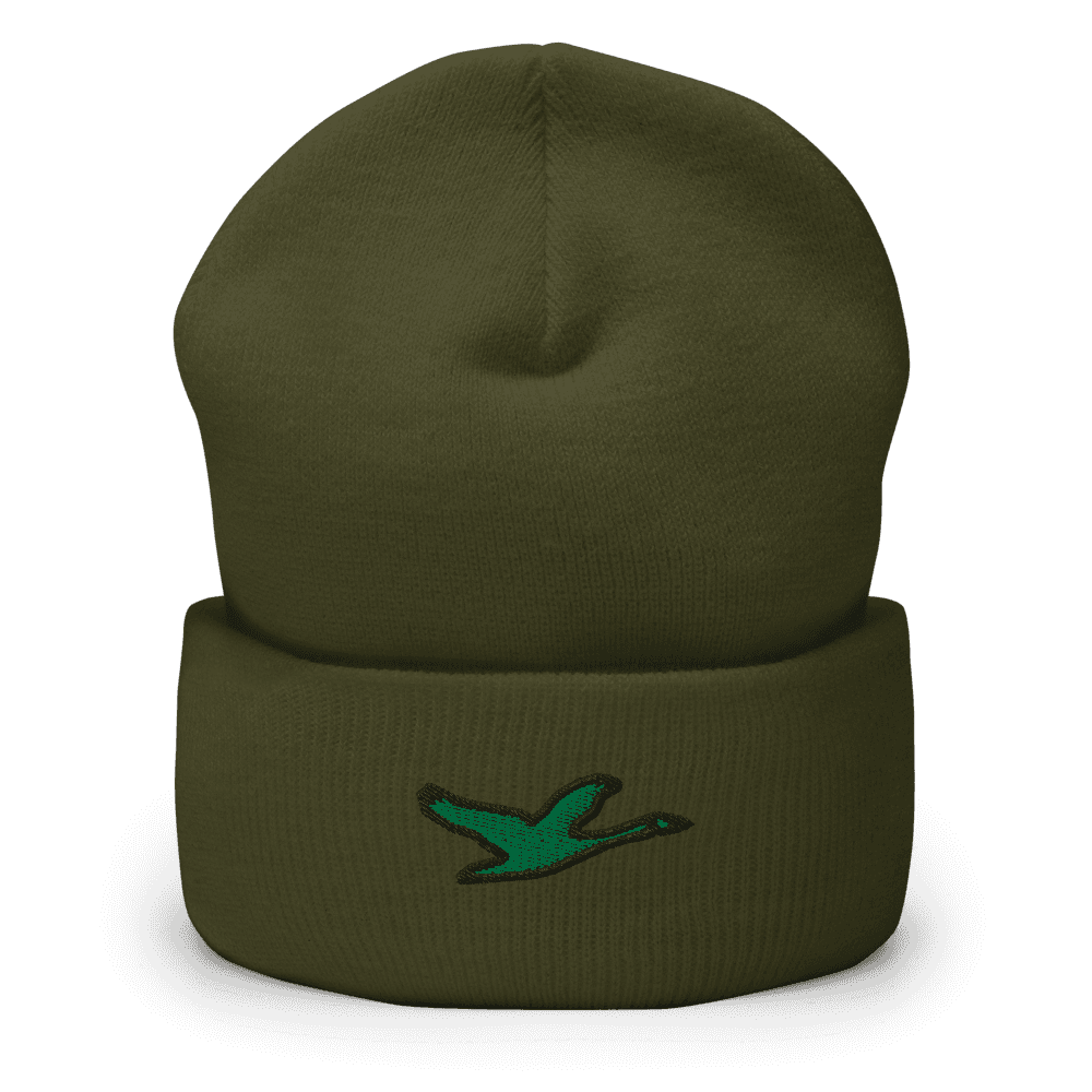 Grown Beanie — Olive · Green